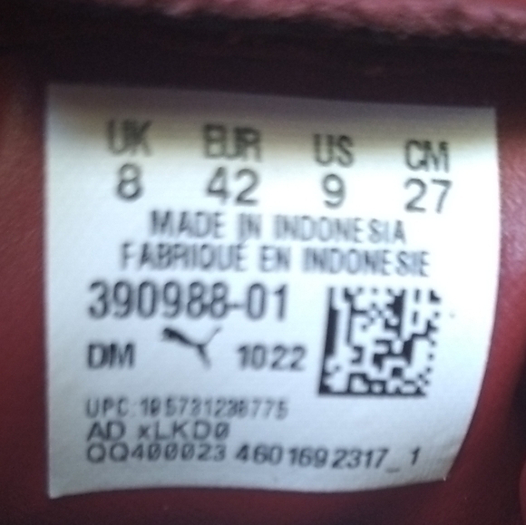 PUMA Suede x Dapper Dan "Jacquard Print Intense Red" Classic (Limited Edition) - Picture 6 of 9